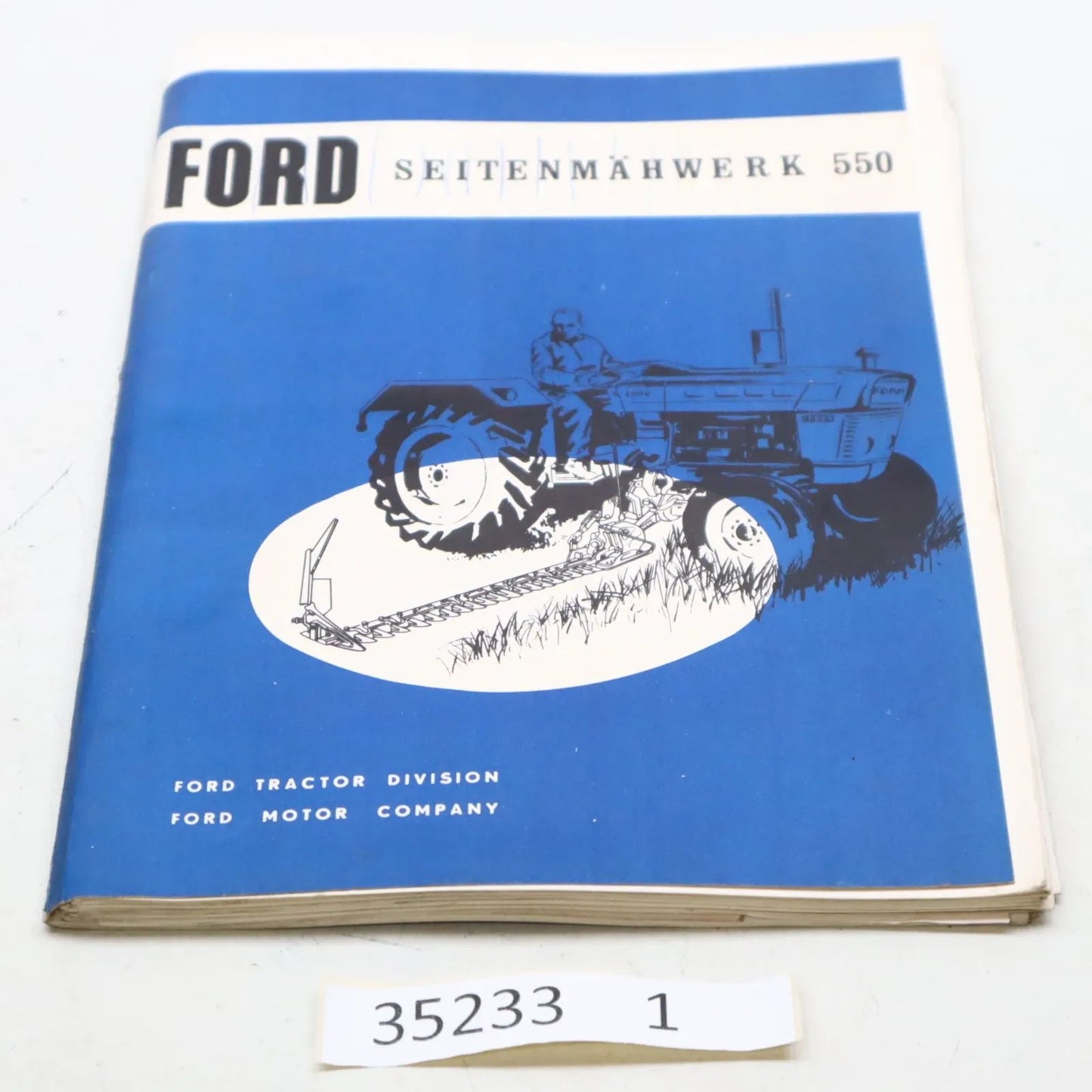 Ford Seitenmähwerk 550 Bedienungsanleitung