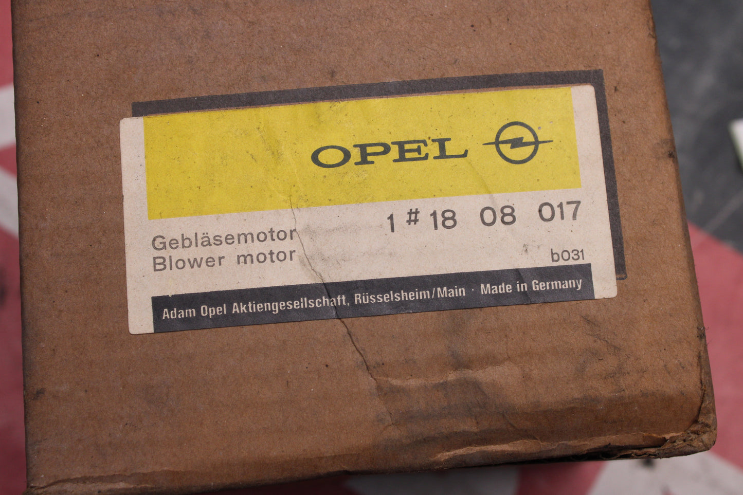 Opel Kadett B Gebläsemotor Heizung 12V Olympia SR